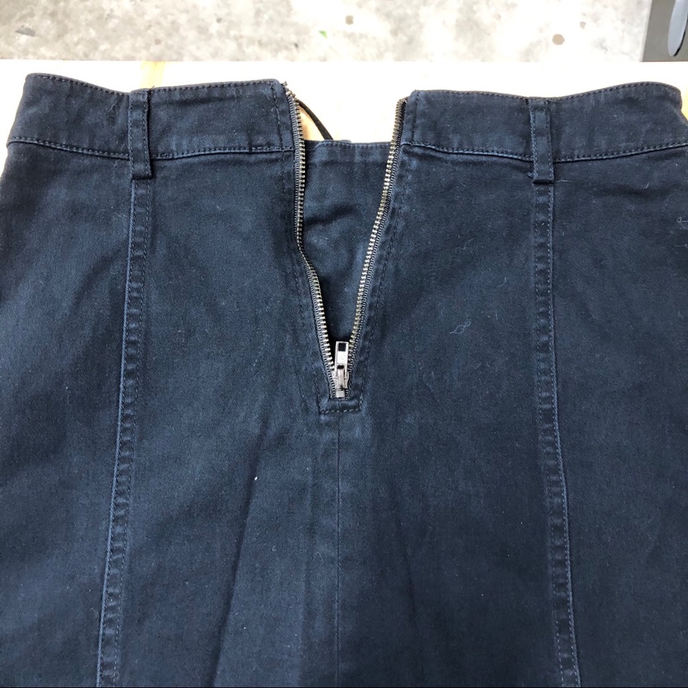 Forever 21 Black Denim Mini Skirt - Picture 3 of 4